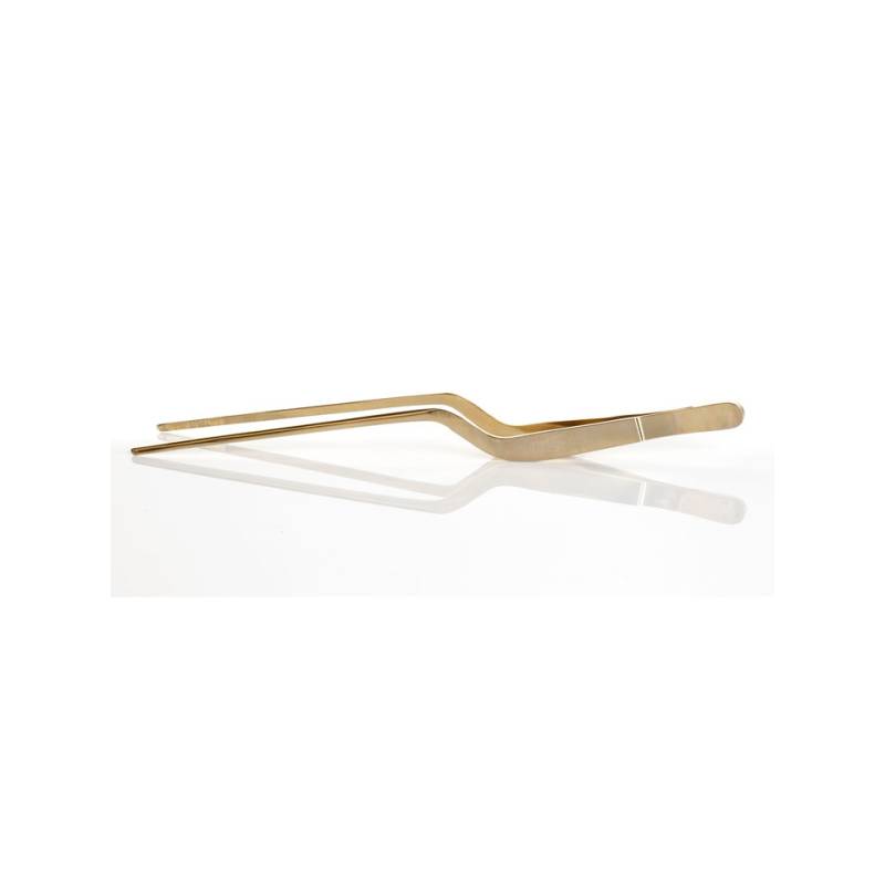 Muelle curvado 100% Chef de acero inoxidable dorado cm 20