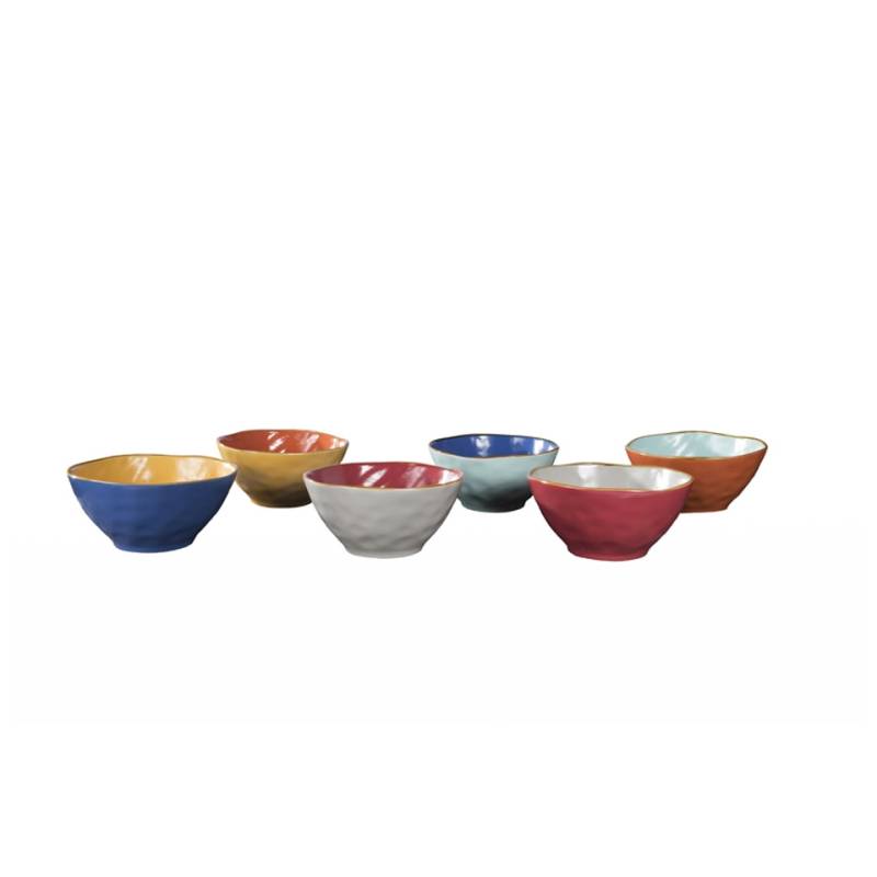 Ensaladera mediterránea Novità Home cerámica coloreada cm 17,5