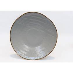 Plato de cerámica Mediterranean Novelty Home fango cm 27,5