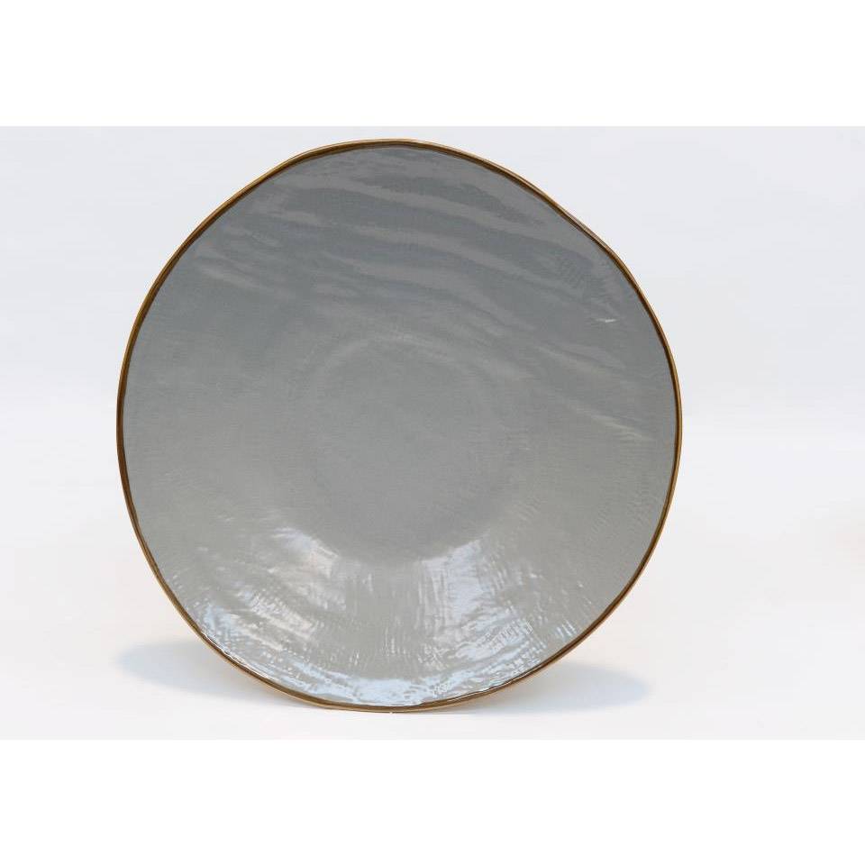 Mud ceramic Mediterraneo Novità Home flat plate cm 27.5