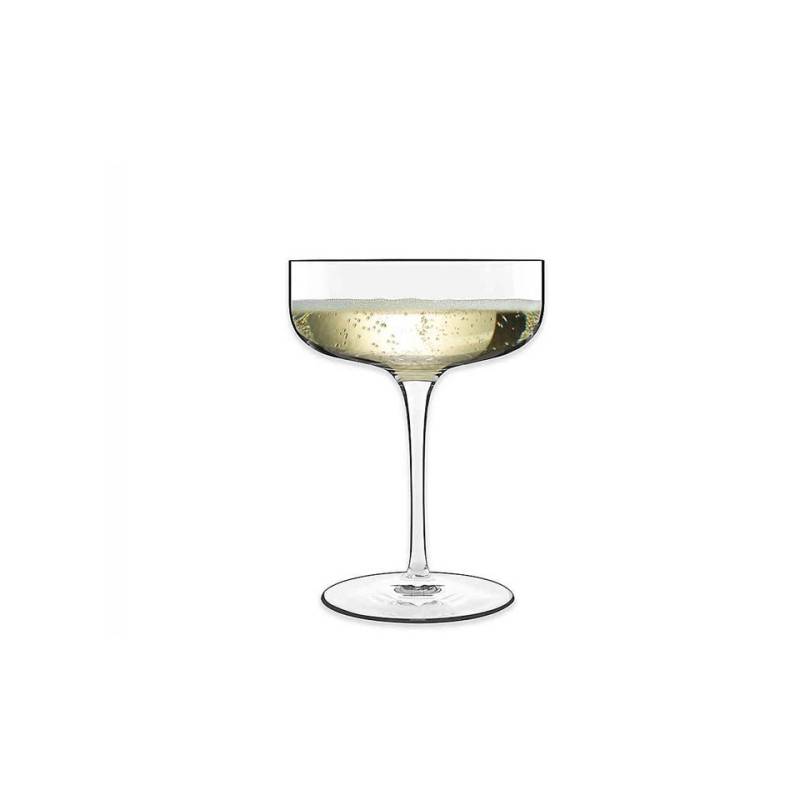 Sublime coupe à champagne en verre Luigi Bormioli cl 30