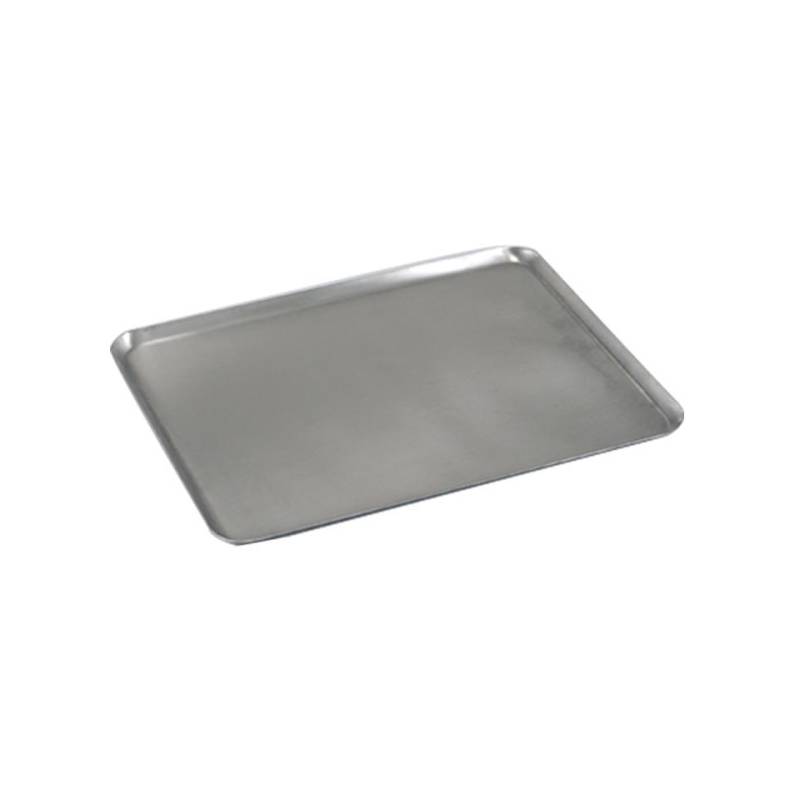Plateau rectangulaire en acier inoxydable 26x20 cm