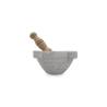 Mortero de mármol con pilón de madera cm 16