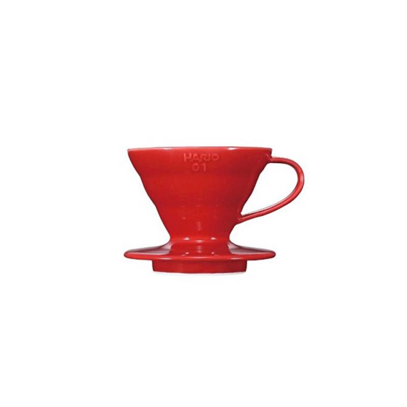 Filtro de café de cerámica 1-4 tazas rojo