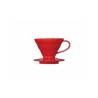 Filtre à café 1-2 tasses en céramique rouge