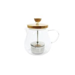 Teaor Hario tetera de vidrio y madera con filtro cl 70
