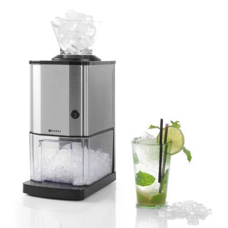 Broyeur à glace électrique Hendi en acier inoxydable, abs et polypropylène