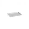 Bandeja rectangular de porcelana blanca Ming 20x12x2 cm
