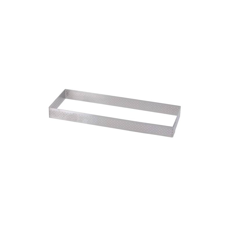 De Buyer moule rectangulaire perforé 25x8 cm