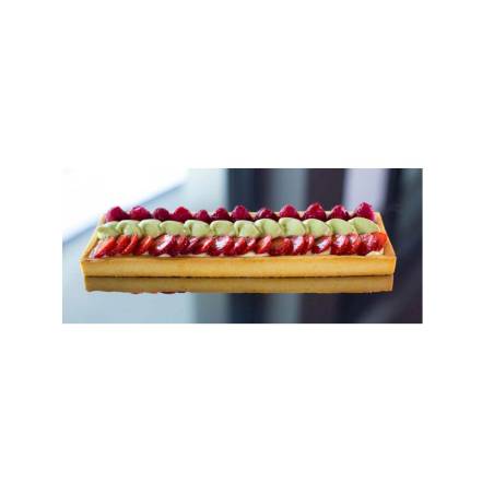 De Buyer moule rectangulaire perforé 25x8 cm
