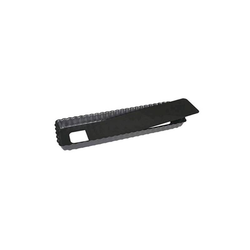De Buyer molde con fondo móvil de acero inoxidable antiadherente cm 20x8
