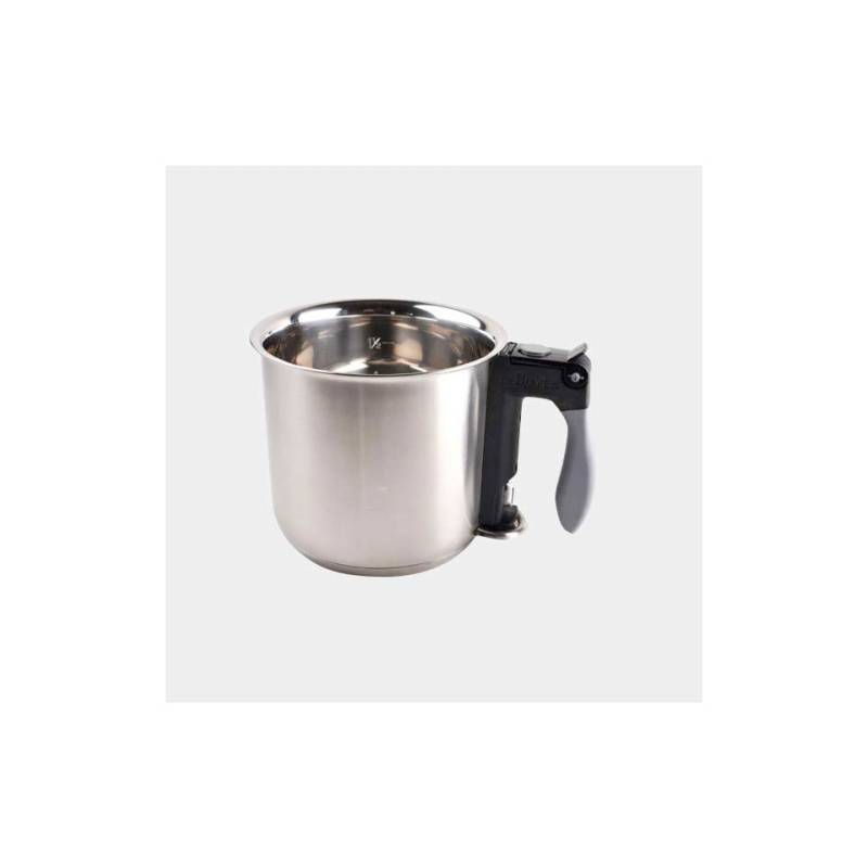 Olla de baño maría De Buyer de acero inoxidable con asa de plástico cm 16