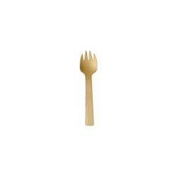 Mini fourchette en bois 10,5 cm