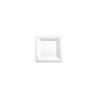 Platillo cuadrado de pulpa blanca Bionic 20x20 cm