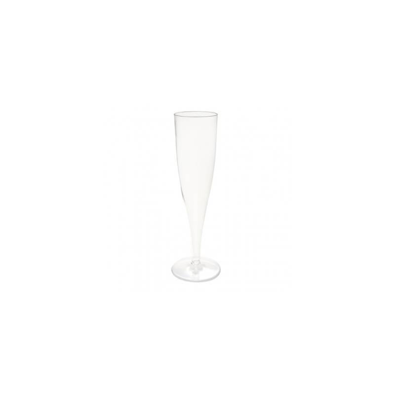 Flauta de cava de plástico transparente cl 12.5