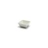 Tasse carrée en porcelaine blanche 6.5x3 cm