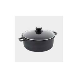 Cazuela alta De Buyer Choc Extreme con tapa de aluminio antiadherente 24 cm