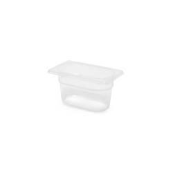 Plateau Gastronorm 1/9 en polypropylène blanc