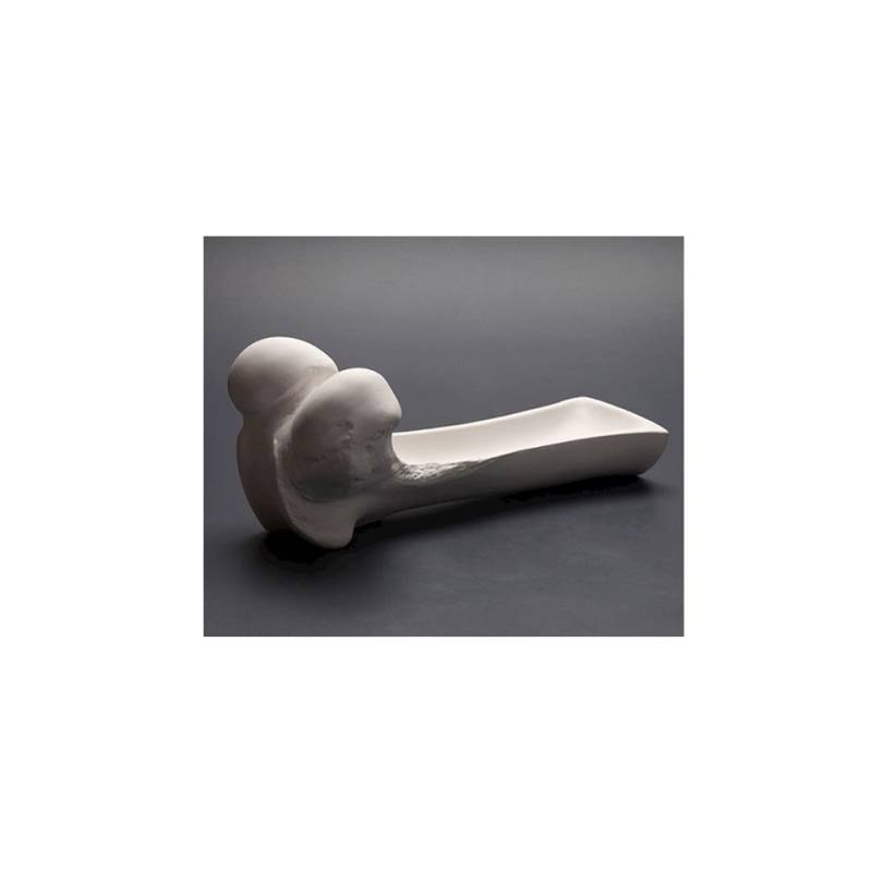 Plato de hueso 100% Chef en porcelana blanca 25x10 cm