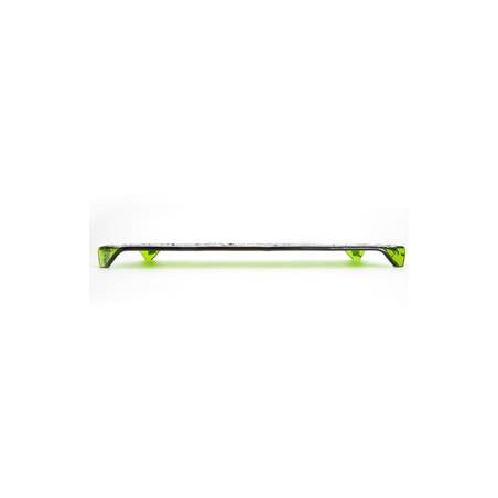 Assiette Nori 100% Chef en verre pailleté vert cm 22x16