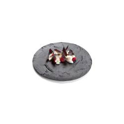 Placa de vidrio negro 100% Chef cm 27