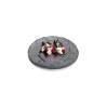 Placa de vidrio negro 100% Chef cm 27