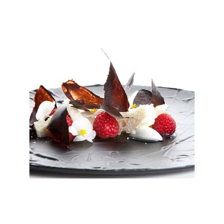 Assiette en verre noir 100% Chef cm 27