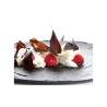 Placa de vidrio negro 100% Chef cm 27