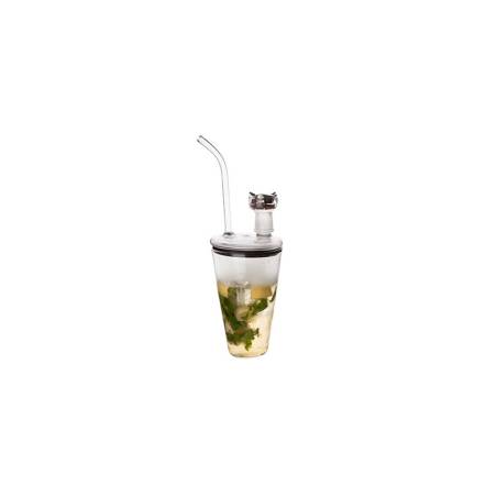 Hookah Fun Shisha 100% Chef en vidrio transparente lt 1