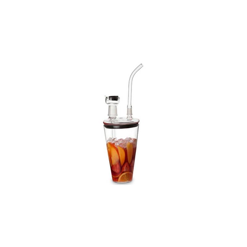 Narguilé Fun Shisha 100% Chef en verre transparent lt 1