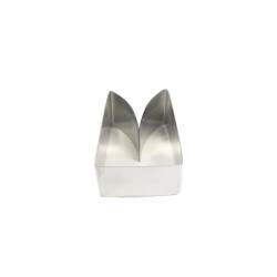 Molde medieval Merlo Ghibelline de acero inoxidable 4,6x5 cm
