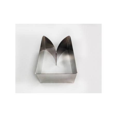Molde medieval Merlo Ghibelline de acero inoxidable 4,6x5 cm