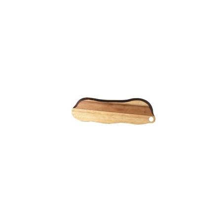 Planche à découper en bois Churchill naturel avec 3 empreintes cm 45,5x14,5