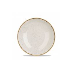 Assiette creuse Stonecast Churchill en céramique vitrifiée blanche 24,8 cm