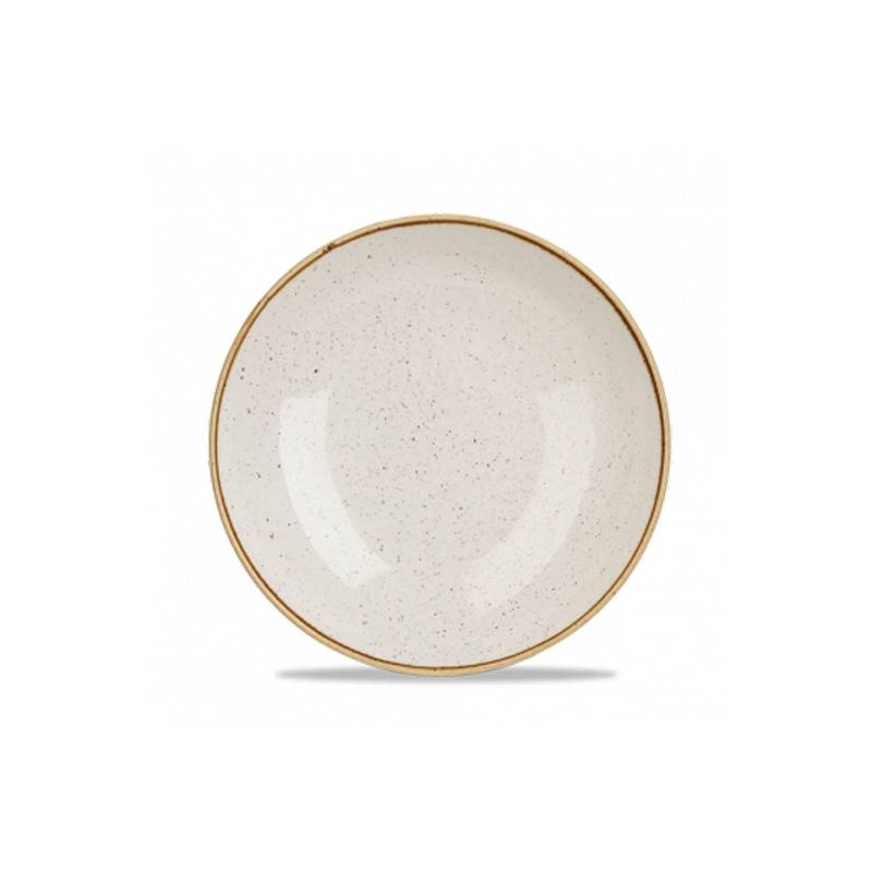 Plato Churchill de cerámica vitrificada blanca 24,8 cm