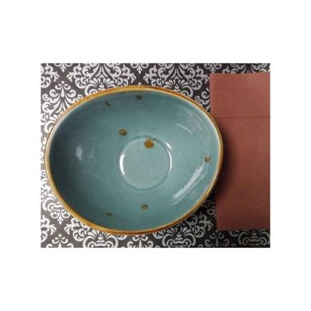 Mantel Individual Damasco Negro Y Plata Cm 30×40