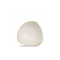 Cuenco triangular de cerámica vitrificada blanca Stonecast Churchill 15,3 cm