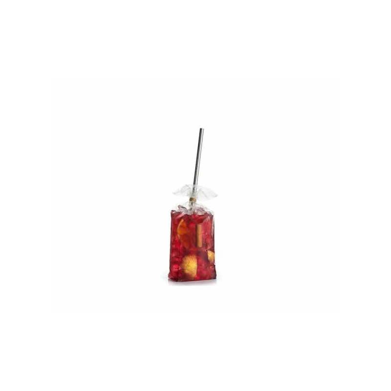 Sacs à cocktail miniatures 100% Chef en polypropylène transparent cm 19x6x4