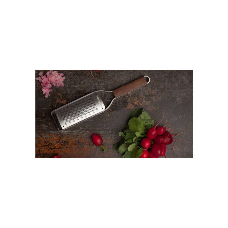 Master 4 Rallador Microplane de acero y madera 30 cm