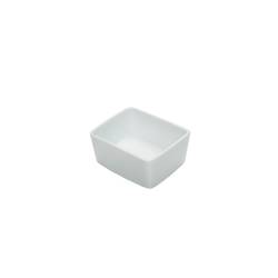 Porte-sachet Apulum en porcelaine blanche 11x9 cm