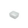 Bolsita Apulum de porcelana blanca 11x9 cm