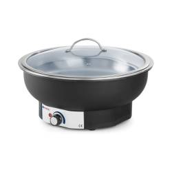 Chafing dish eléctrico Tesino Hendi de acero inoxidable y polipropileno