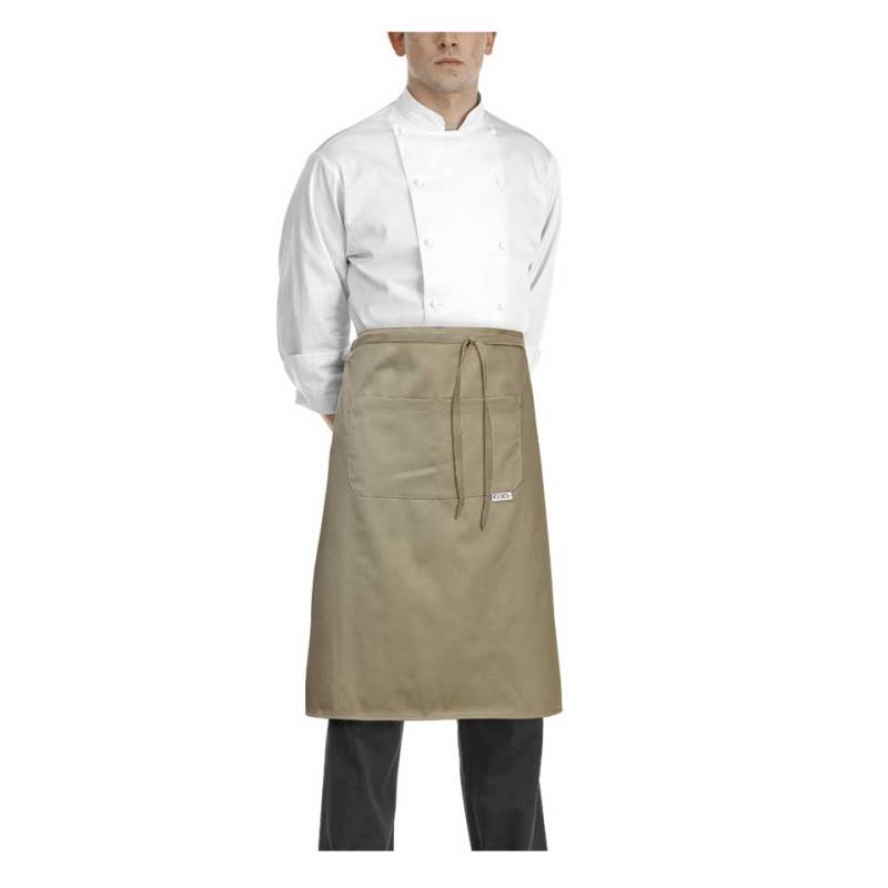 Tablier de taille avec poche Egochef 70x70cm kaki