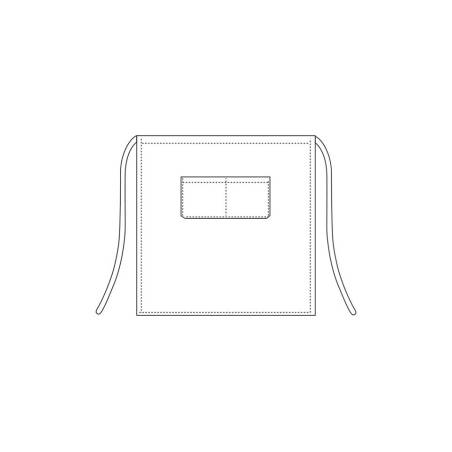 Tablier de taille avec poche Egochef 70x70cm kaki