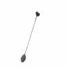 Cuillère de bar Queen of Hearts en acier inoxydable 31,5 cm