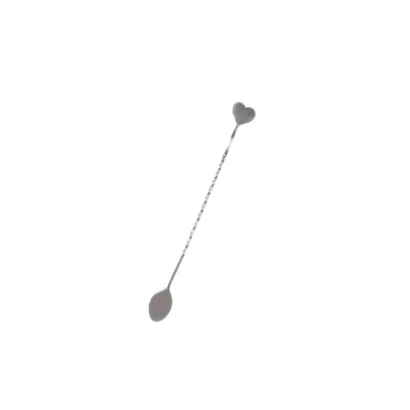 Cuchara de bar Reina de Corazones de acero inoxidable 31,5 cm