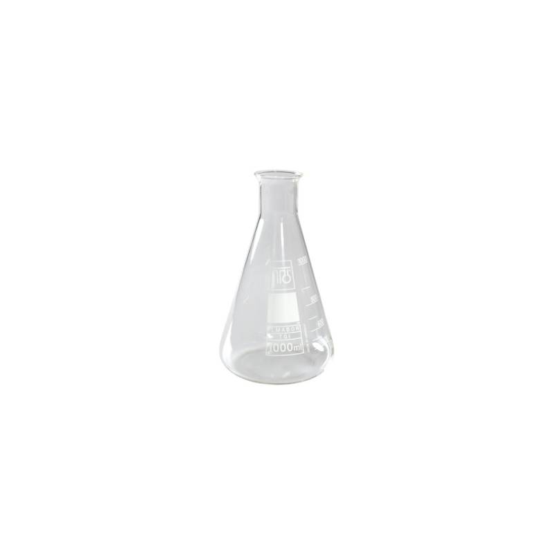 Burette conique graduée en verre lt 1