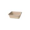 Duni pâte de cellulose brune conteneur carré cl 90