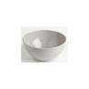 Saladier rond en pbt blanc cm 25x11,5