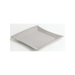 Plateau carré en pbt blanc 42x42 cm
